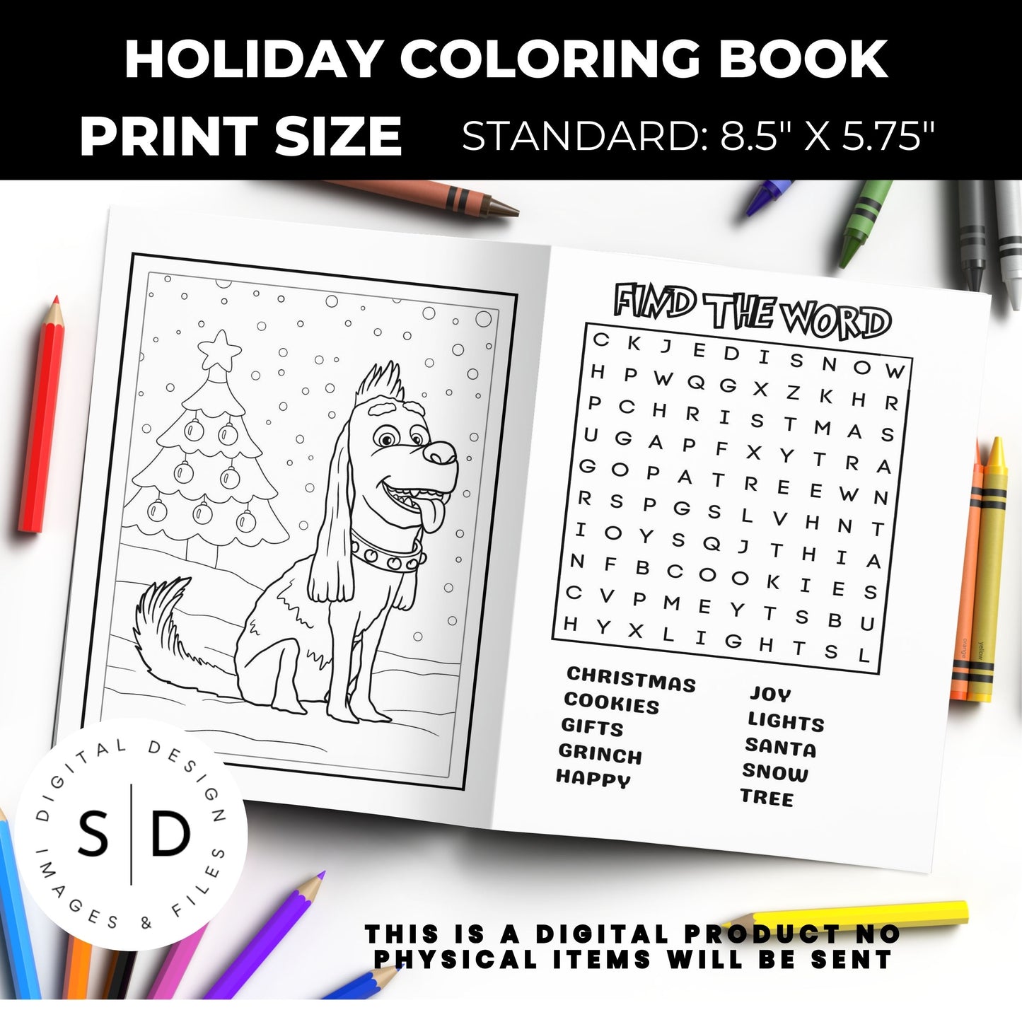 Merry Grinchmas Activity Coloring book