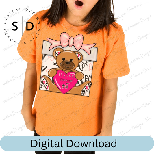 It's Me, I'm Your Gift, Valentines PNG