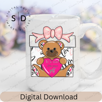 It's Me, I'm Your Gift, Valentines PNG