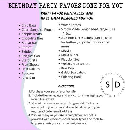 LOL Dolls Birthday Party Favors DFY