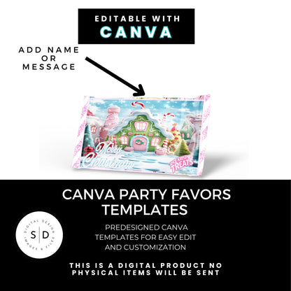 Merry Christmas Eve Gift Box - Gingerbread House Theme