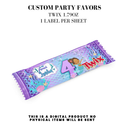 Our Little Mermaid Birthday Party Favors DFY