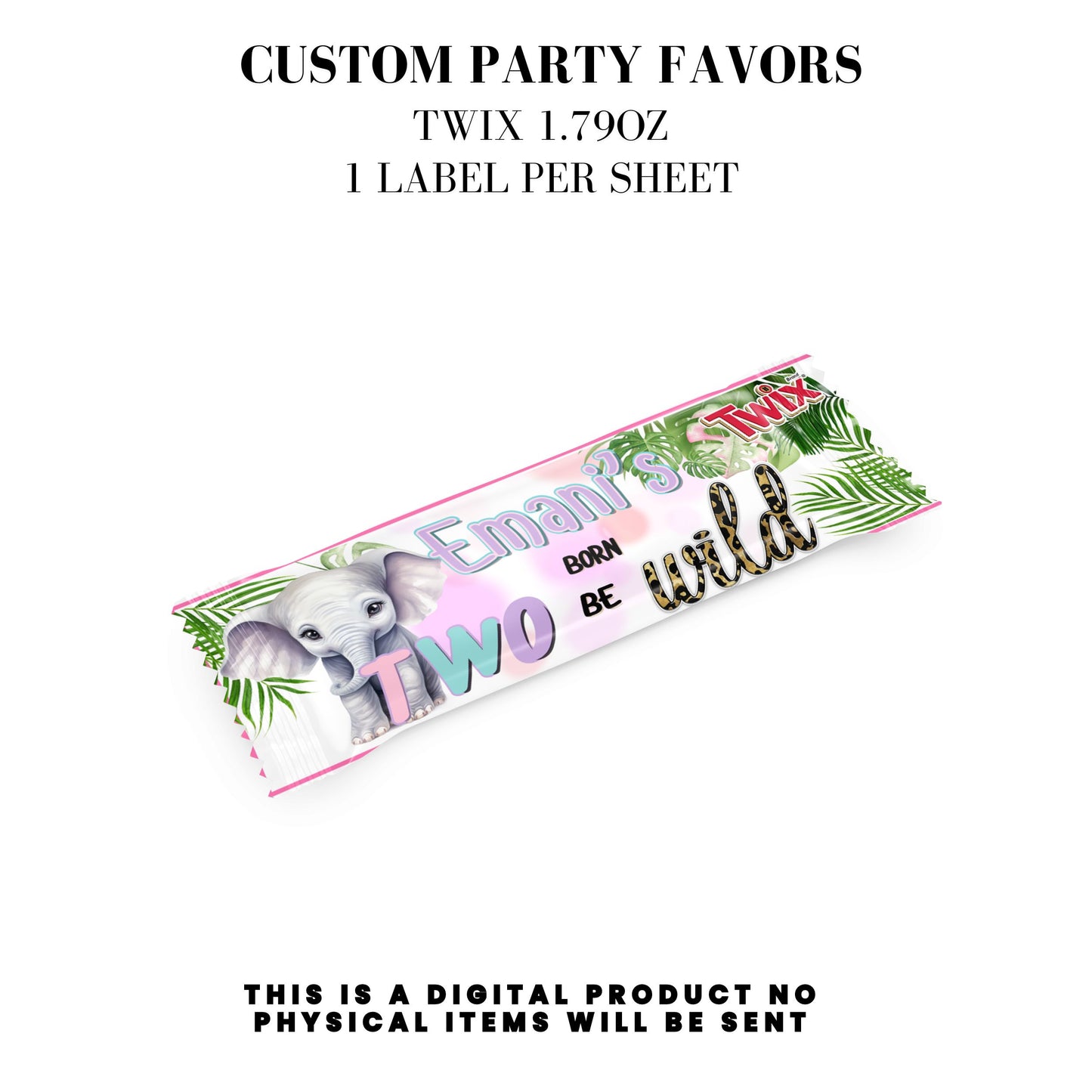 Born Two Be Wild Jungle Safari Birthday Party Favors DFY