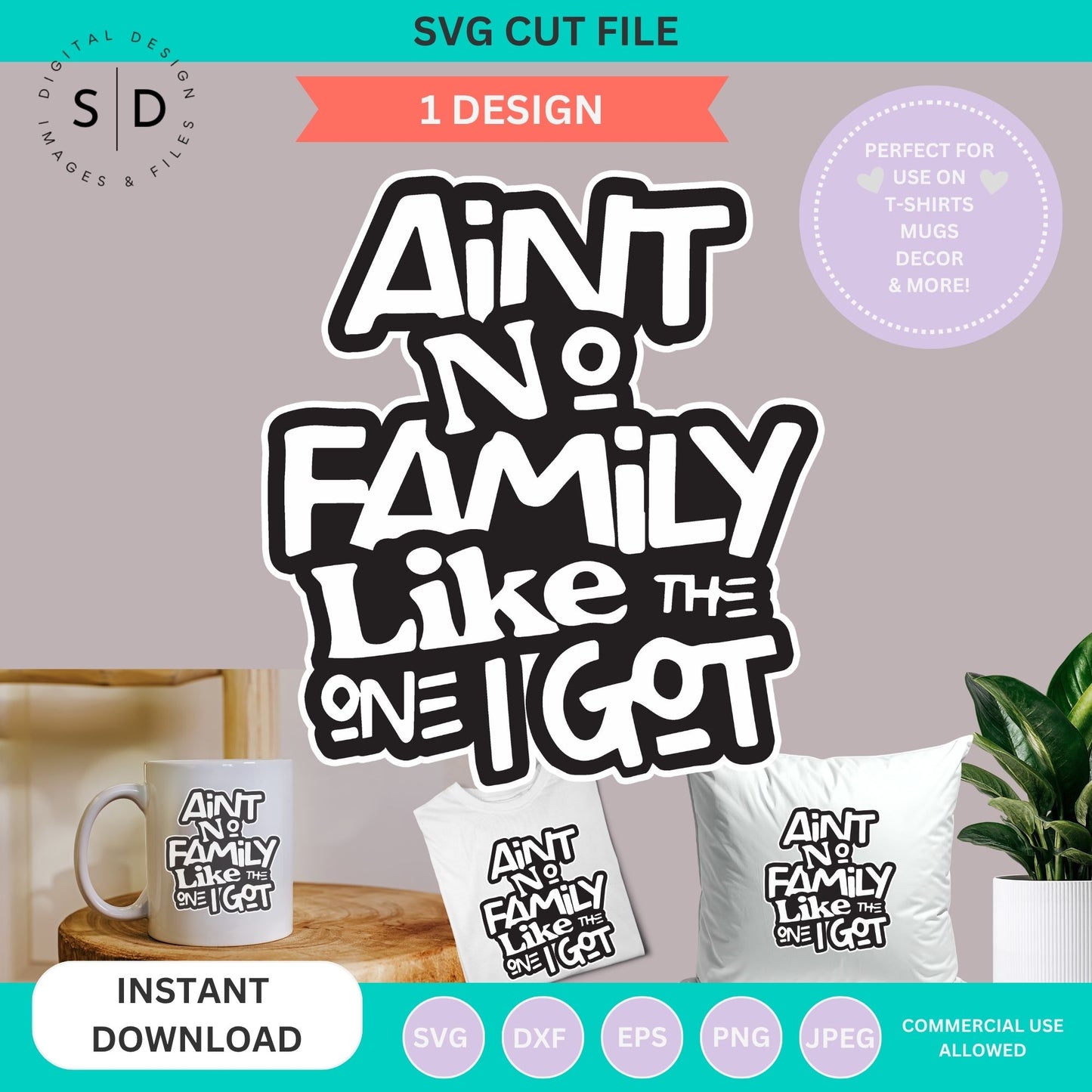 Ain’t No Family Like the One I Got – Family Reunion SVG File