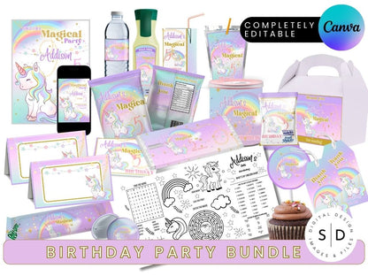 Magical Unicorn Party Pack