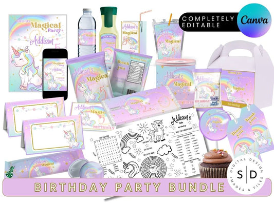 Magical Unicorn Party Pack