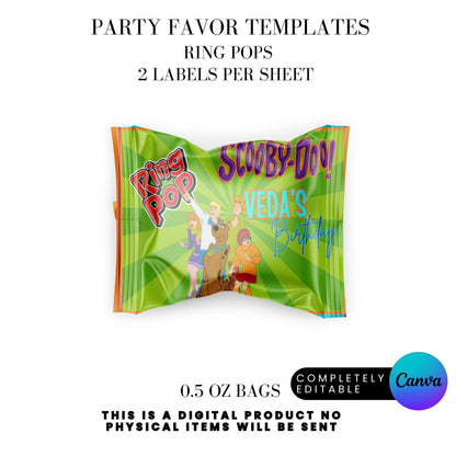 Mystery Team Birthday Party Favor Templates Bundle