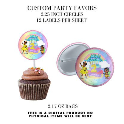 Gracie's Corner Birthday Party Favors DFY