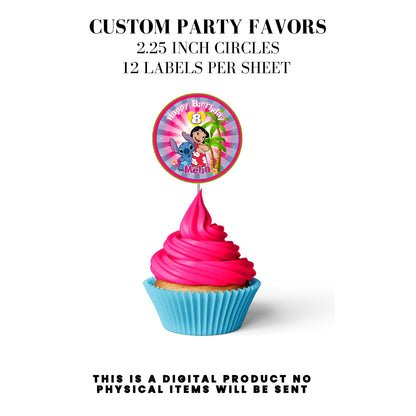 Lilo & Stitch Birthday Party DFY Favor Bundle