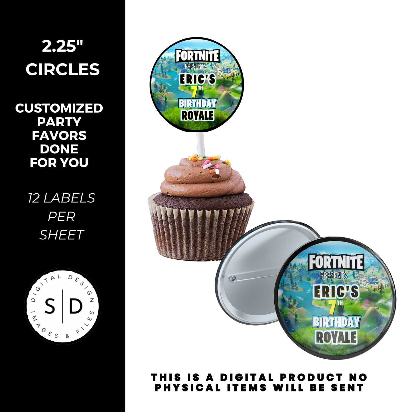 Fortnite Battle Royale Birthday Party Favors DFY