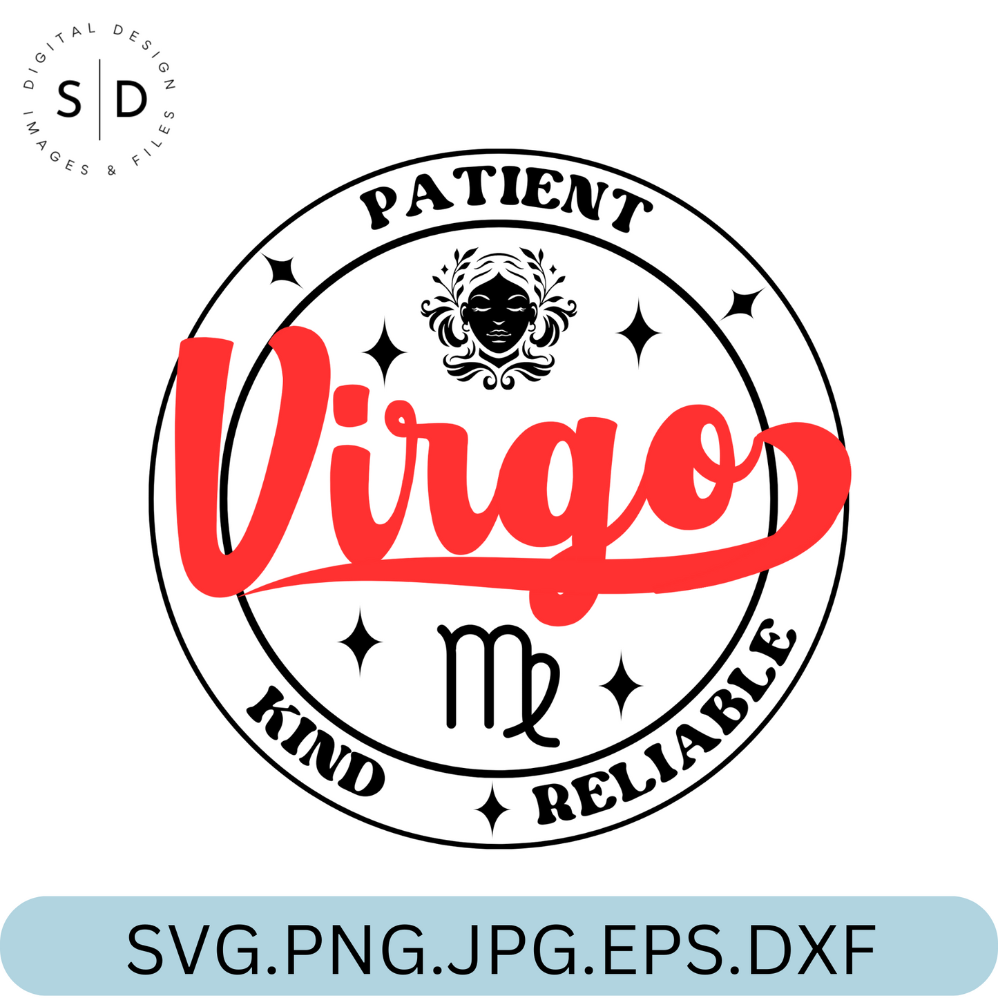 Zodiac Sign Round Frame Retro SVG Bundle