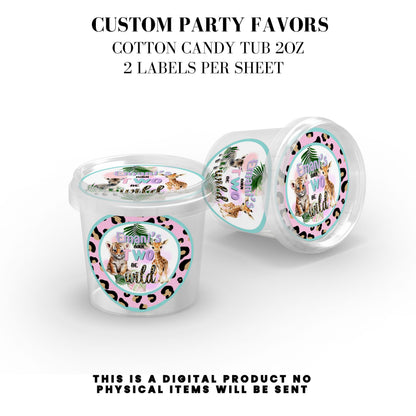 Born Two Be Wild Jungle Safari Birthday Party Favors DFY