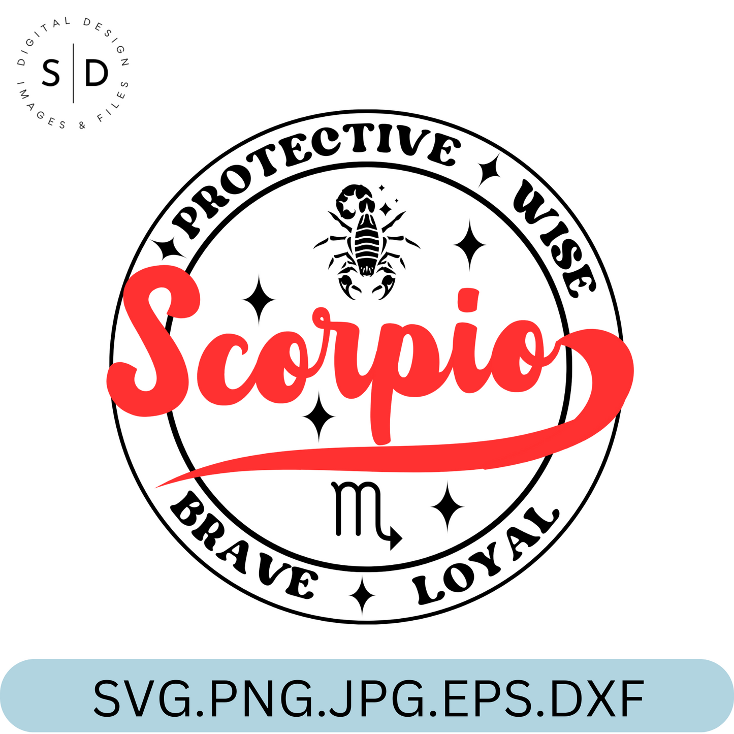 Zodiac Sign Round Frame Retro SVG Bundle