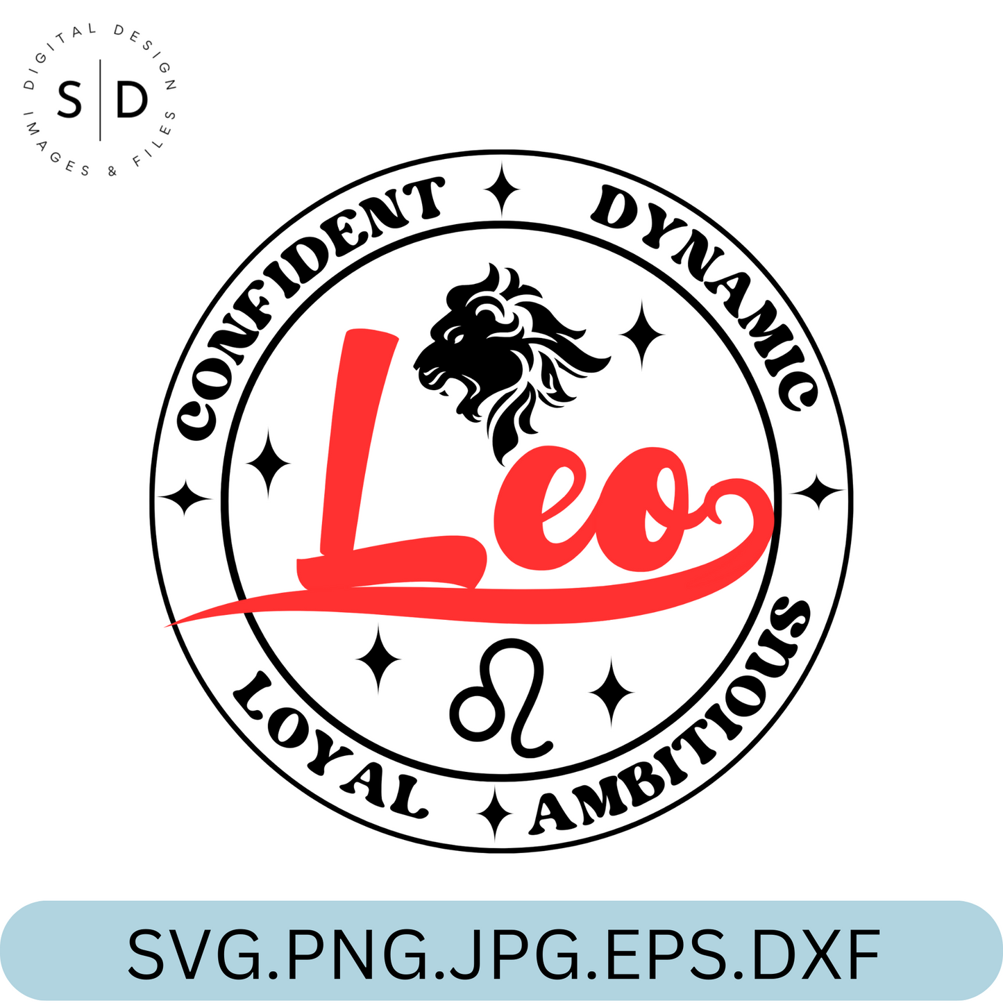 Zodiac Sign Round Frame Retro SVG Bundle