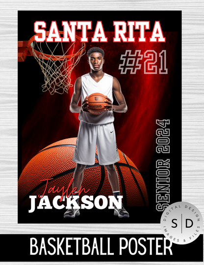 Basketball Player Trading Card Templates Bundle