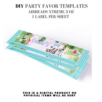 Born Two Be Wild Jungle Safari Birthday Party Favors DFY