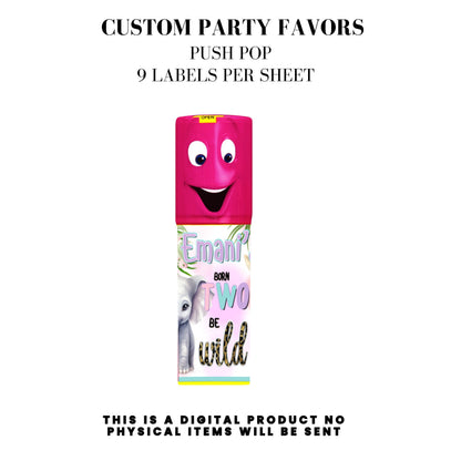Born Two Be Wild Jungle Safari Birthday Party Favors DFY