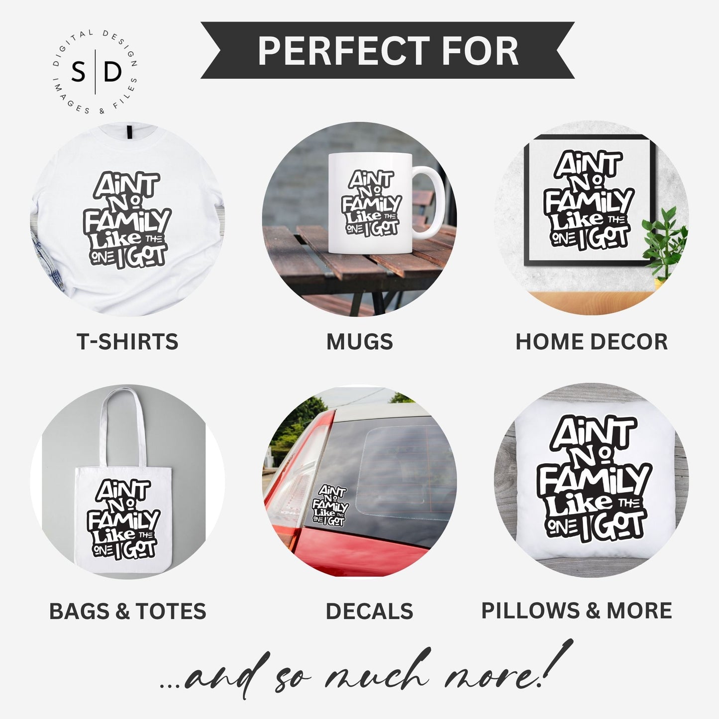 Ain’t No Family Like the One I Got – Family Reunion SVG File