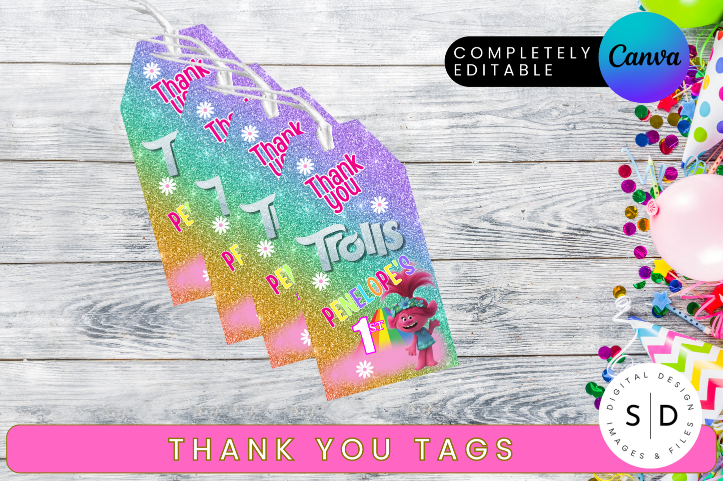 Trolls Birthday Party Pack