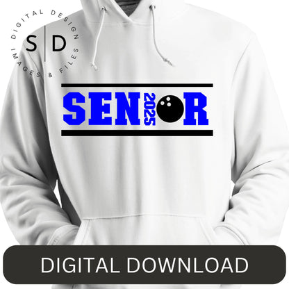 Senior 2025 Bowling SVG