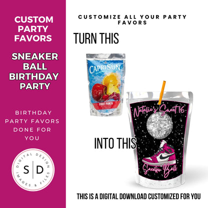 Sneaker Ball Birthday Party Favors DFY