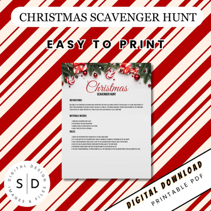Christmas Scavenger Hunt Printable Christmas Games and Activities