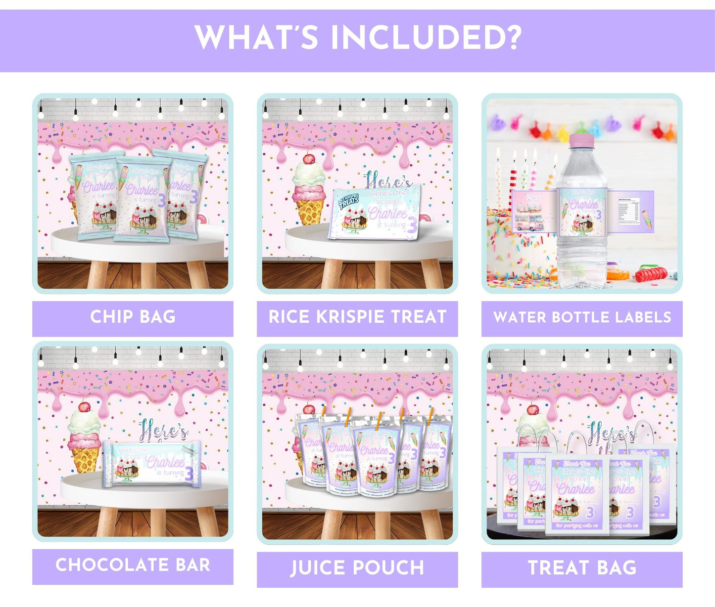 Here's the Scoop Complete Birthday Party Pack