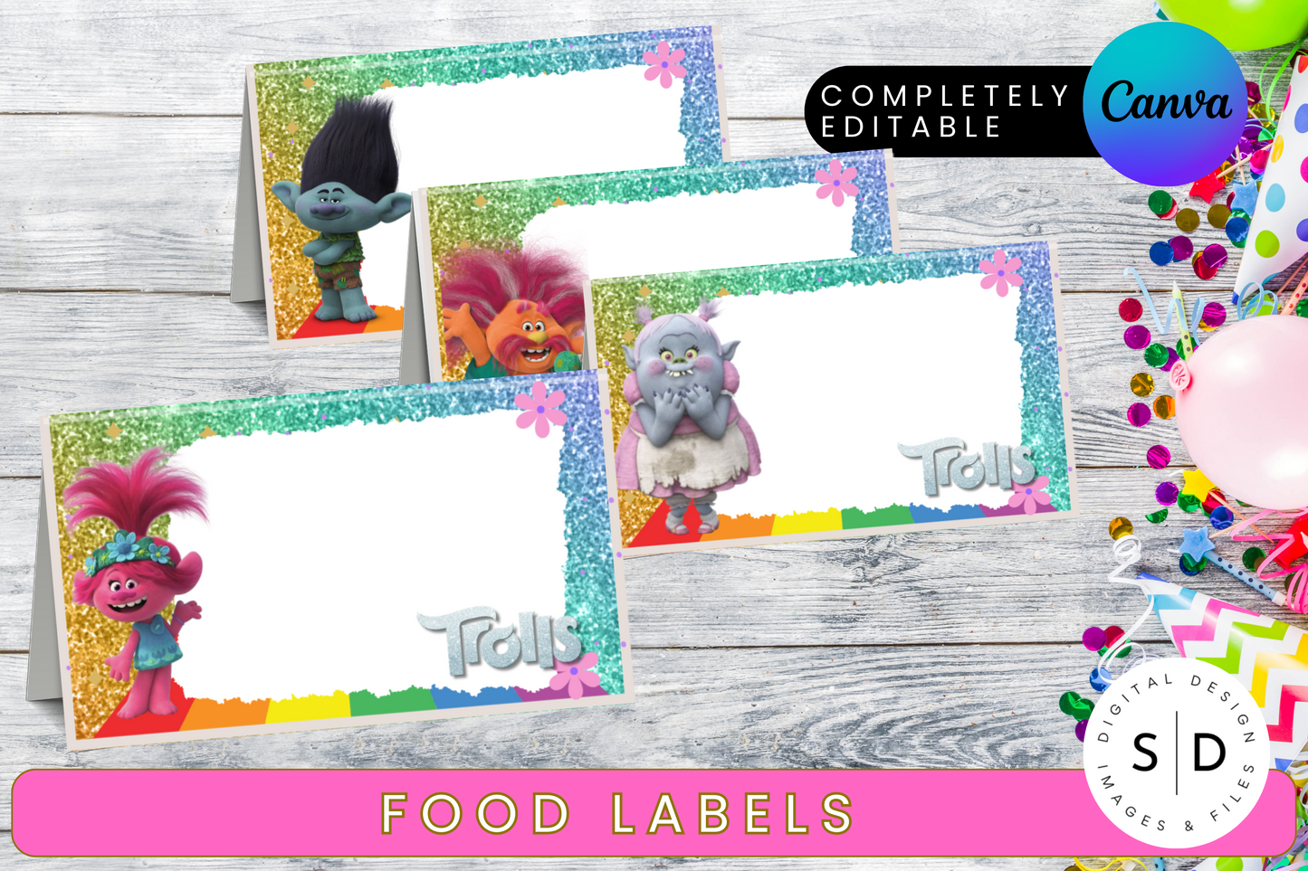 Trolls Birthday Party Pack