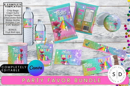 Trolls Birthday Party Pack