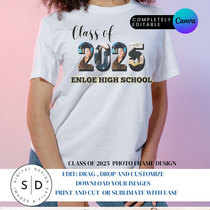Class of 2025 Canva Photo Frames Template