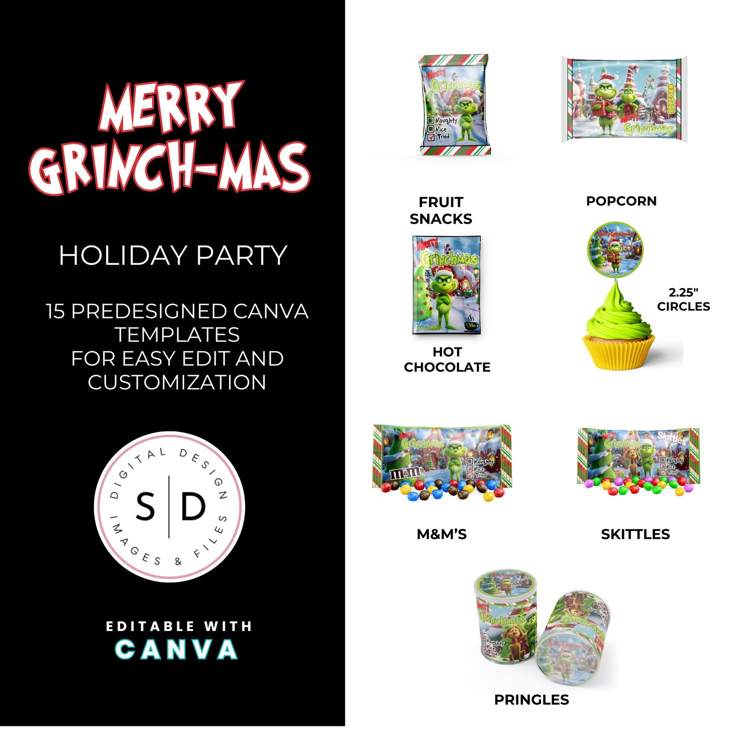 Merry Grinch-mas Party Favor Bundle