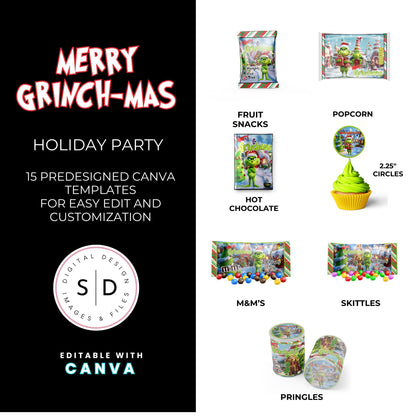 Merry Grinch-mas Party Favor Bundle
