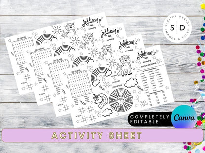 Magical Unicorn Party Pack