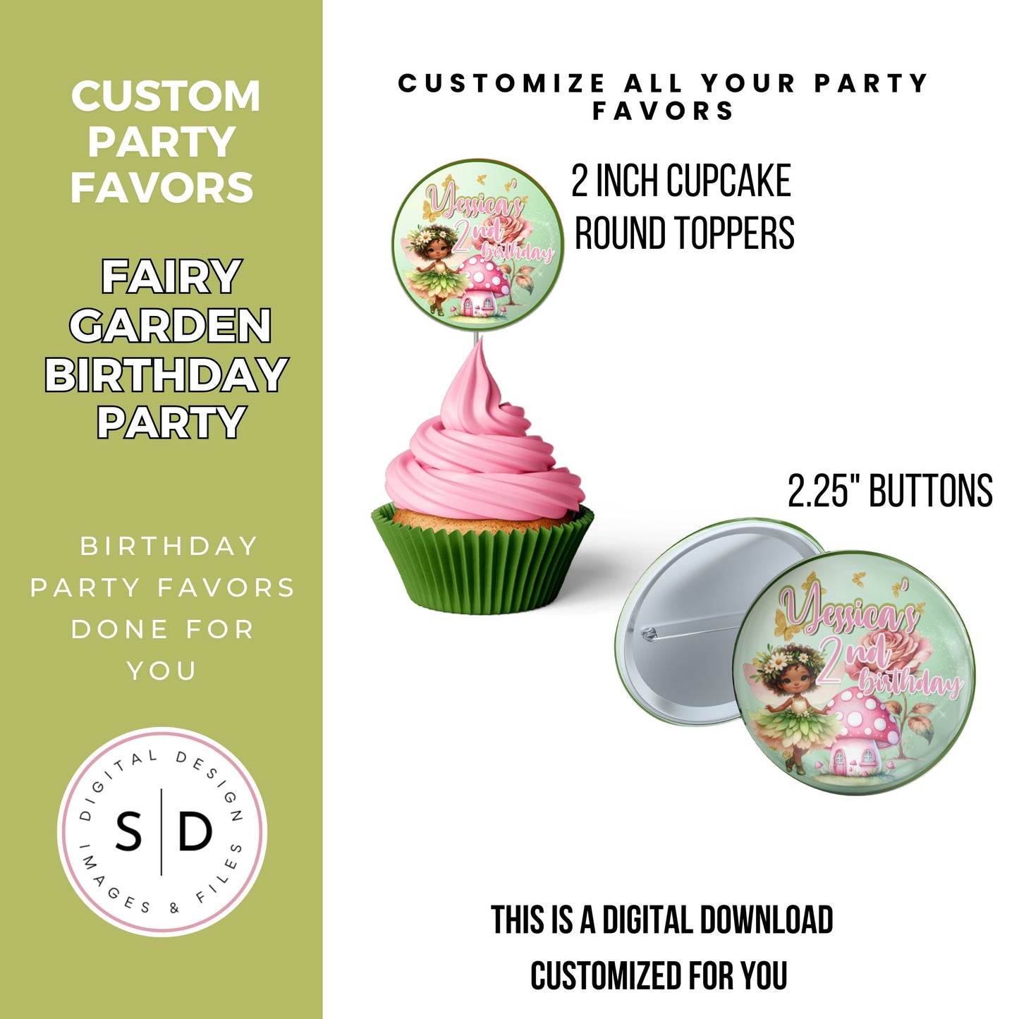 Fairy Garden Birthday Party Favors DFY