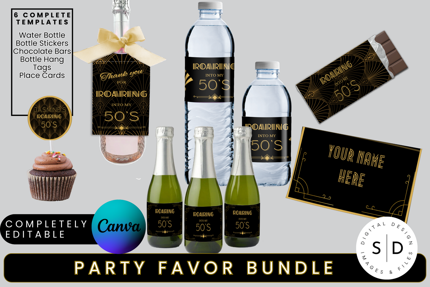 Roaring 20's Birthday Party Pack