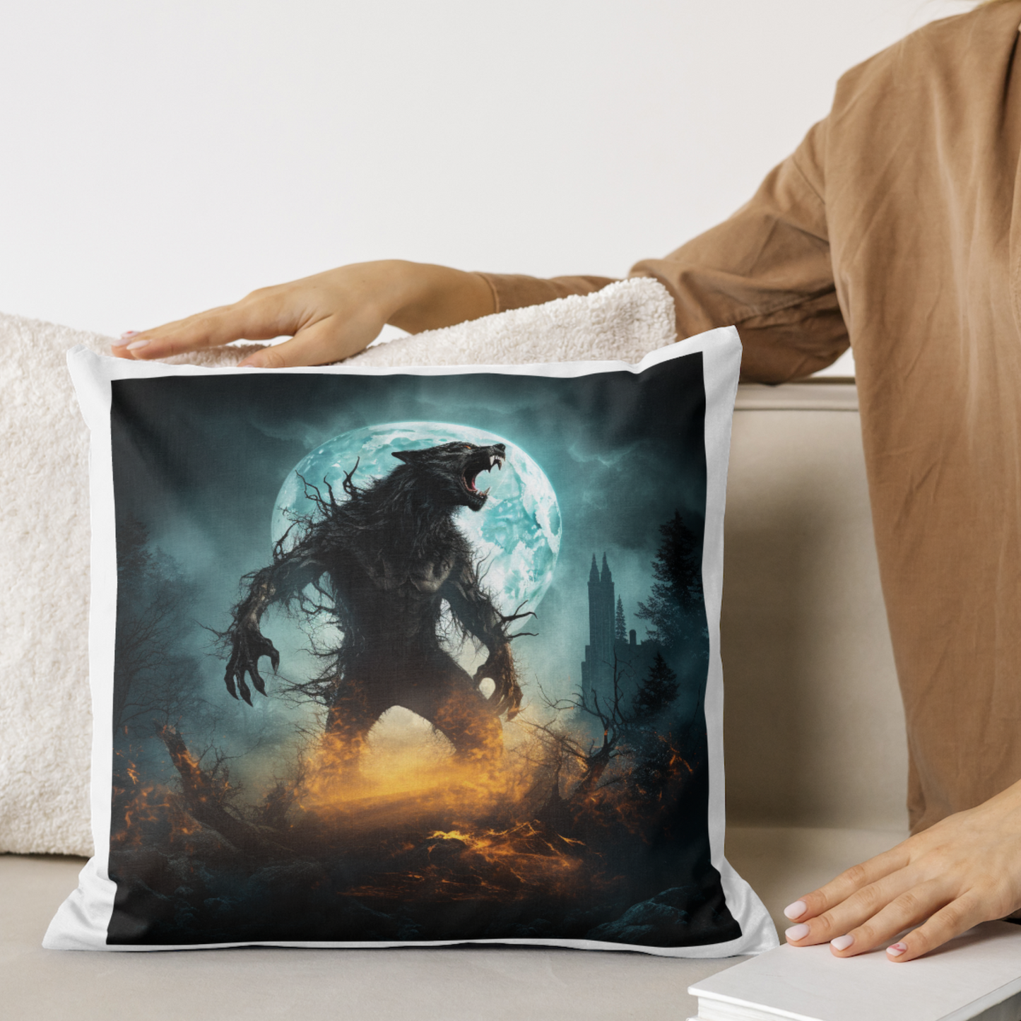 Scary Halloween Background 12x12" Papers