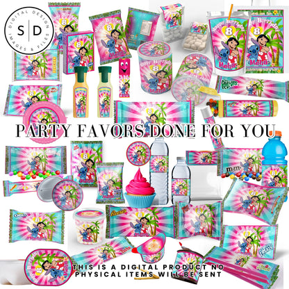 Lilo & Stitch Birthday Party DFY Favor Bundle