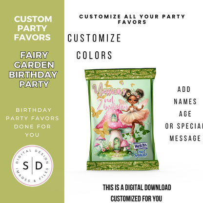 Fairy Garden Birthday Party Favors DFY