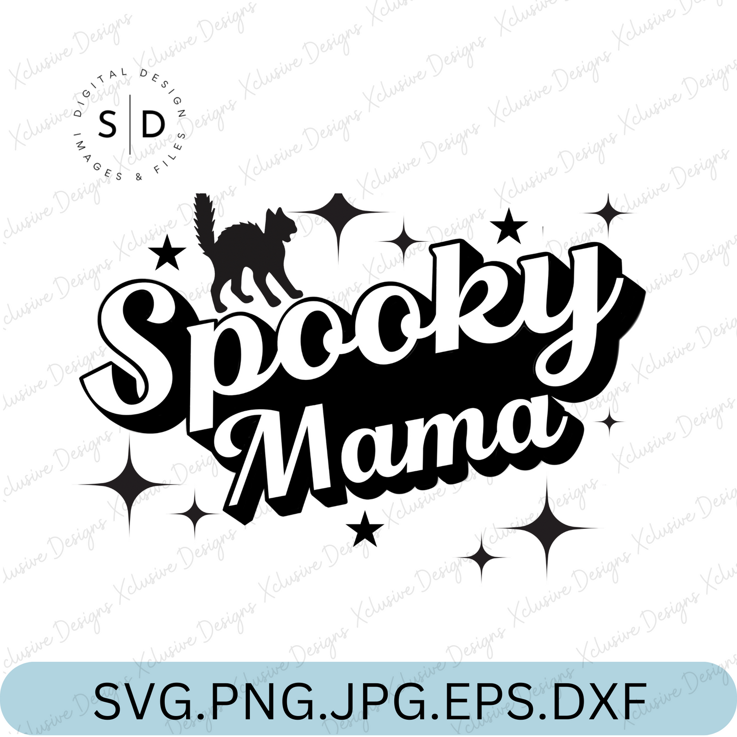 Spooky Mama Retro SVG Design