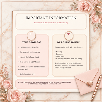 Preppy Collegiate Homecoming Clipart Bundle | 19 PNG Files