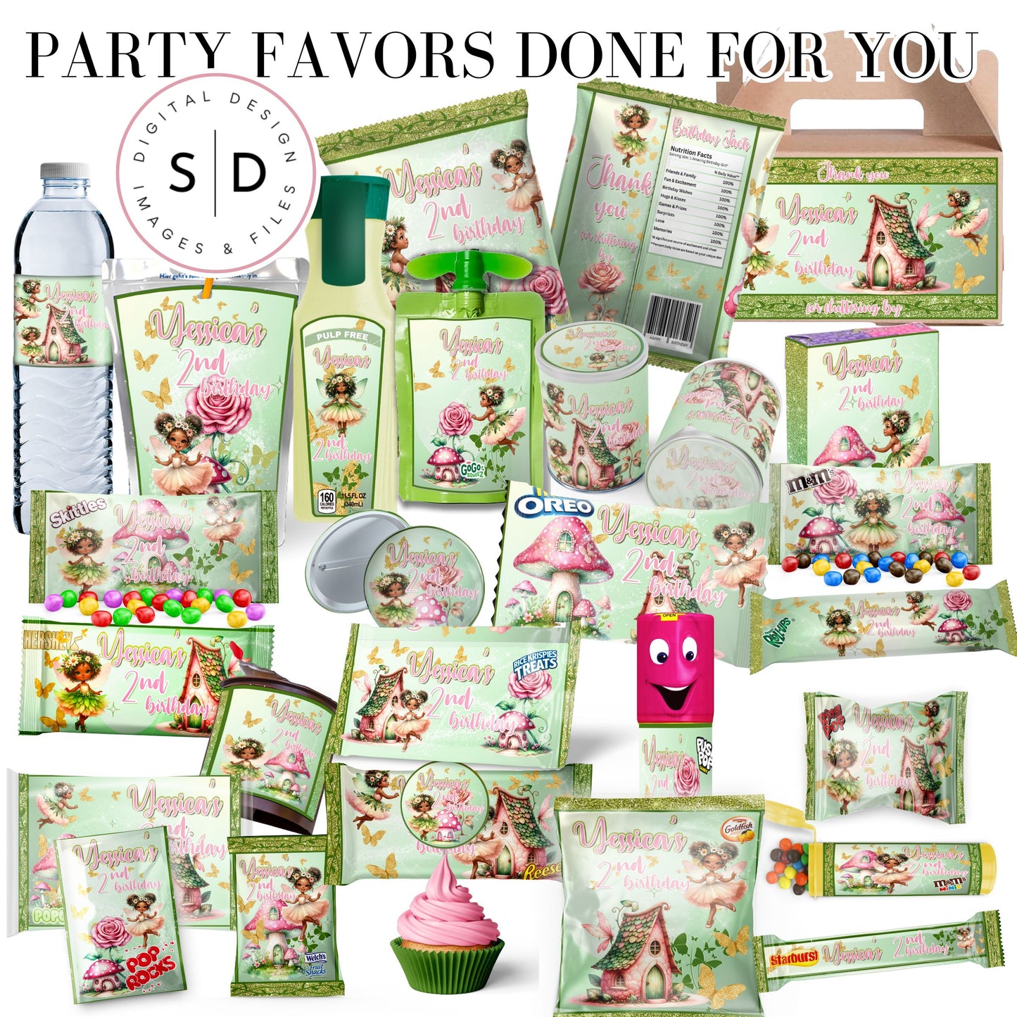 Fairy Garden Birthday Party Favors DFY