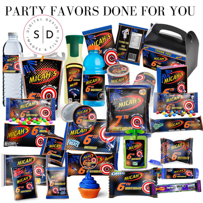 Nerf Ready Aim Fire Birthday Party Favors DFY