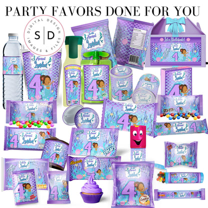 Our Little Mermaid Birthday Party Favors DFY