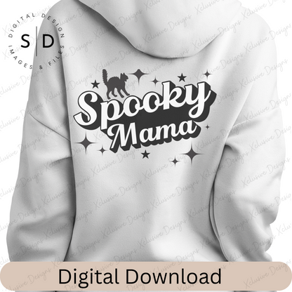 Spooky Mama Retro SVG Design