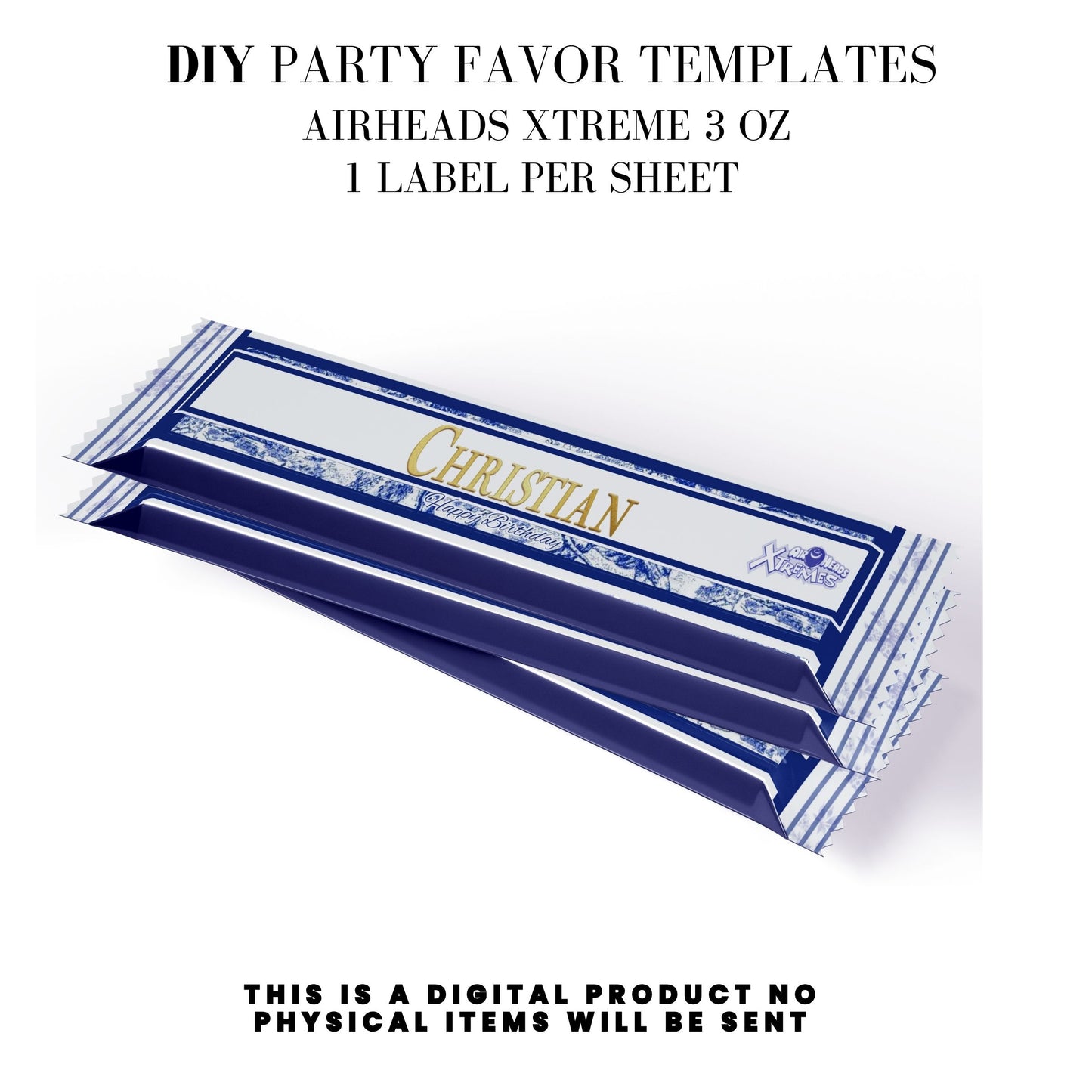 Classic Toile De Juoy Blue Party Printable Favor Designs DFY