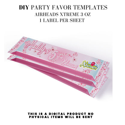 Cherry Blossom Party Printable Favor Designs DFY