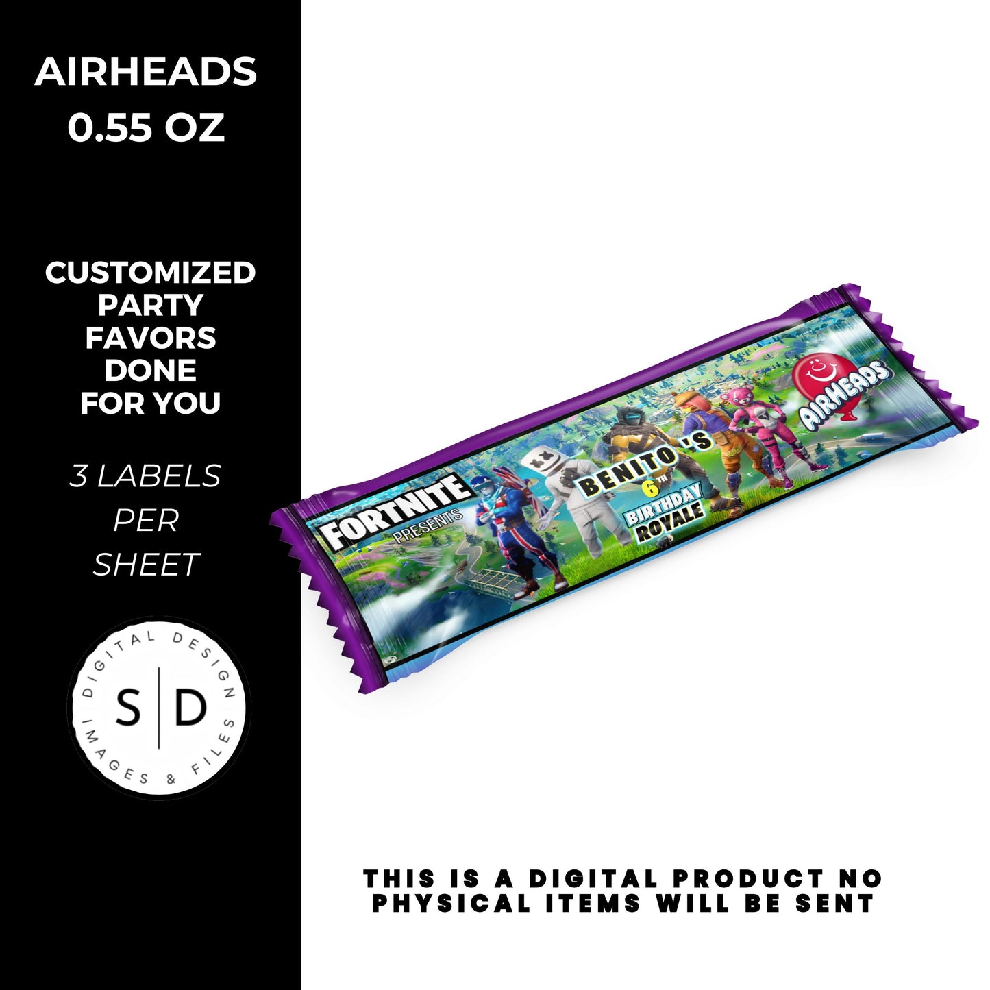 Fortnite Battle Royale Birthday Party Favors DFY