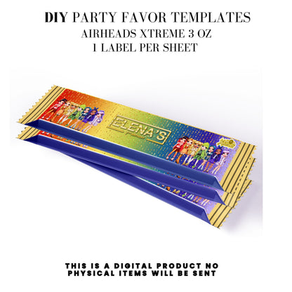 Rainbow High Birthday Party Favors DFY