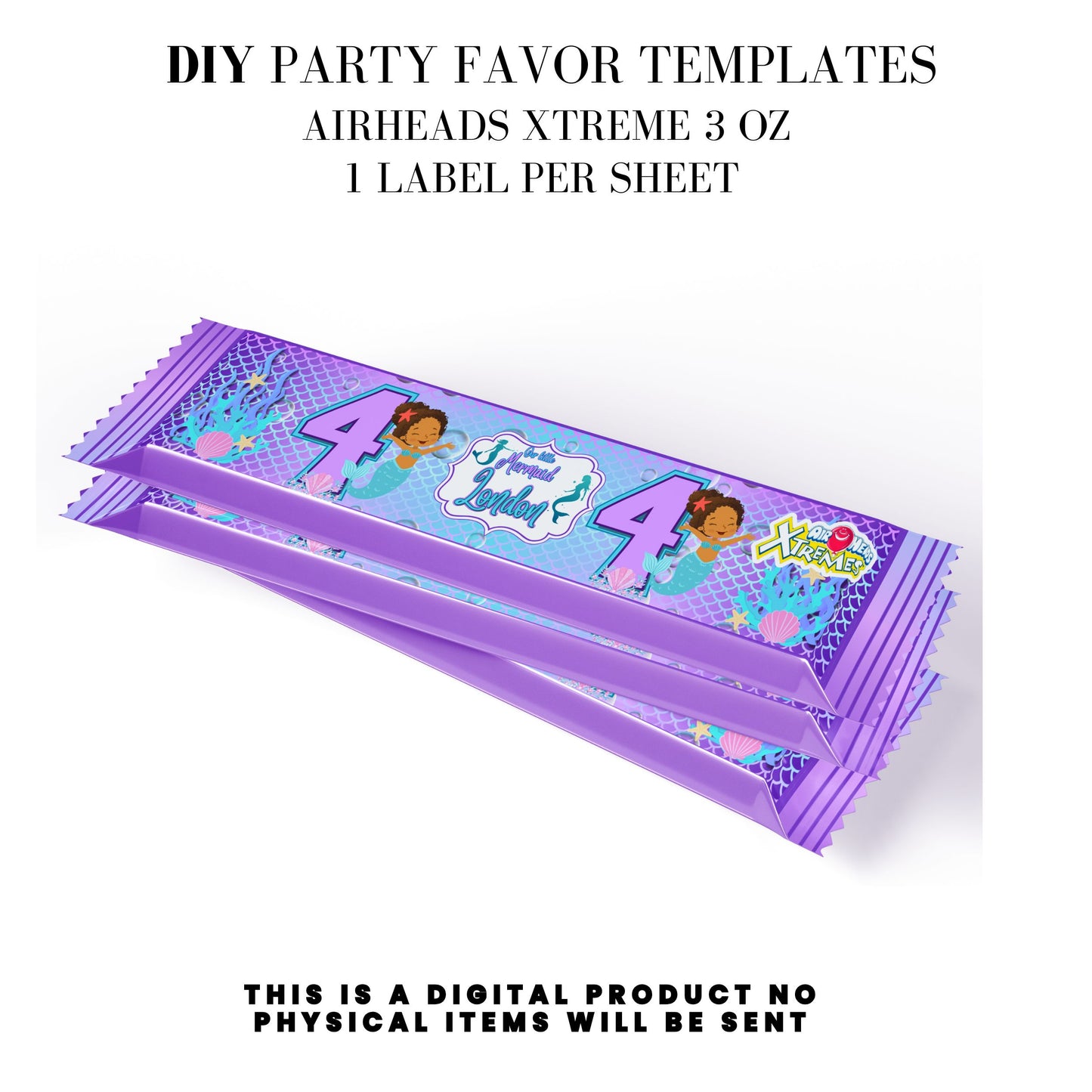 Our Little Mermaid Birthday Party Favors DFY
