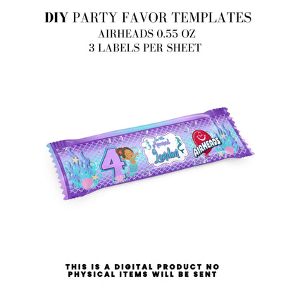 Our Little Mermaid Birthday Party Favors DFY
